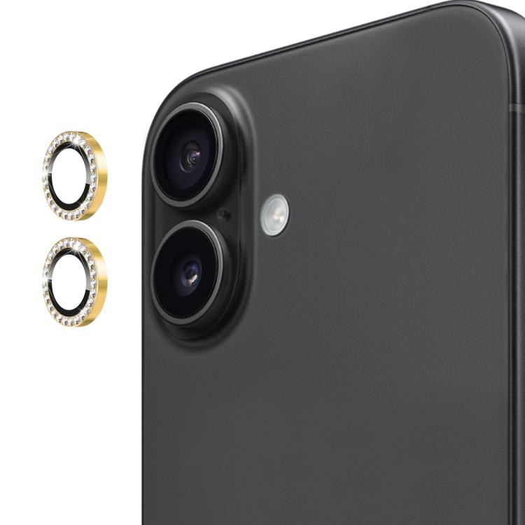 ENKAY AR Anti-reflection Individual Diamond Ring Camera Lens Glass Full Film, For iPhone 17, For iPhone 17 Pro / 17 Pro Max