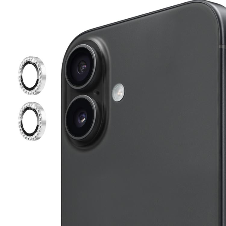 ENKAY AR Anti-reflection Individual Diamond Ring Camera Lens Glass Full Film, For iPhone 17, For iPhone 17 Pro / 17 Pro Max