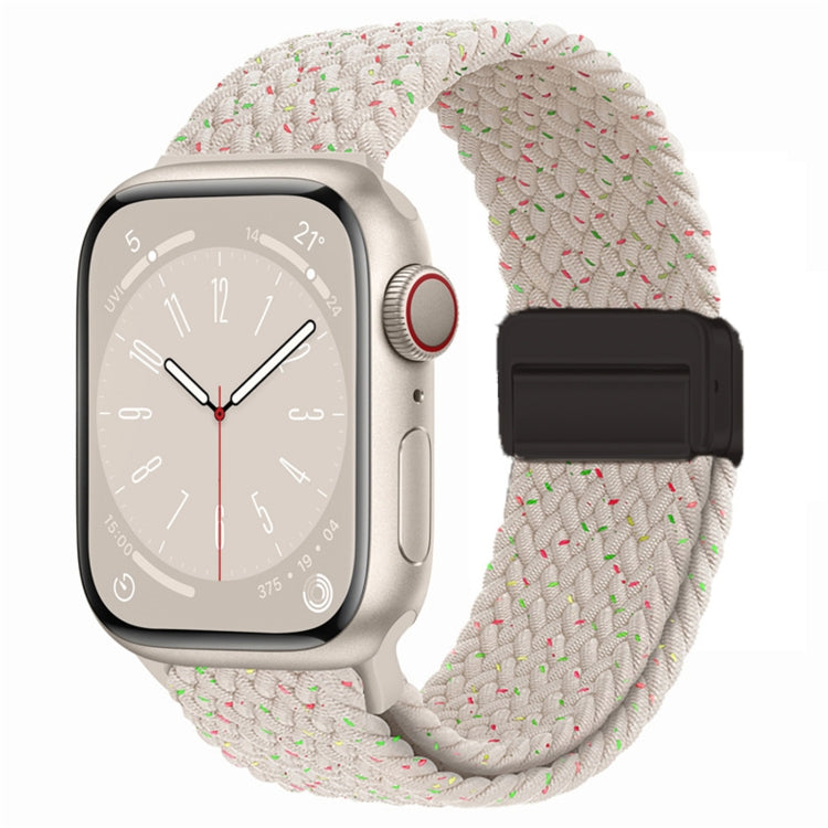 Nylon Woven Magnetic Fold Buckle Watch Band, For Apple Watch SE 2023 44mm