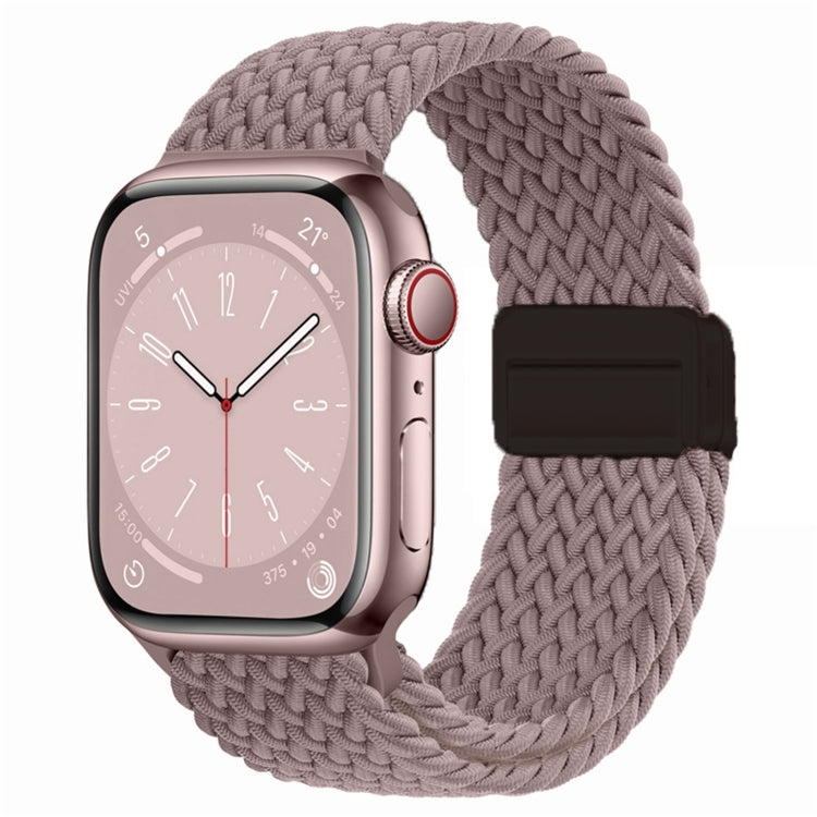 Nylon Woven Magnetic Fold Buckle Watch Band, For Apple Watch Series 7 41mm