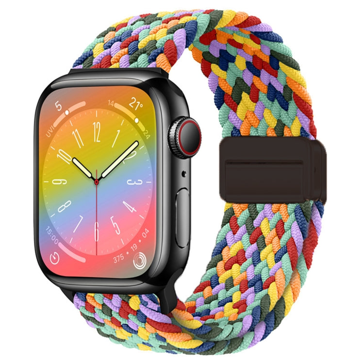 Nylon Woven Magnetic Fold Buckle Watch Band, For Apple Watch Series 6 40mm