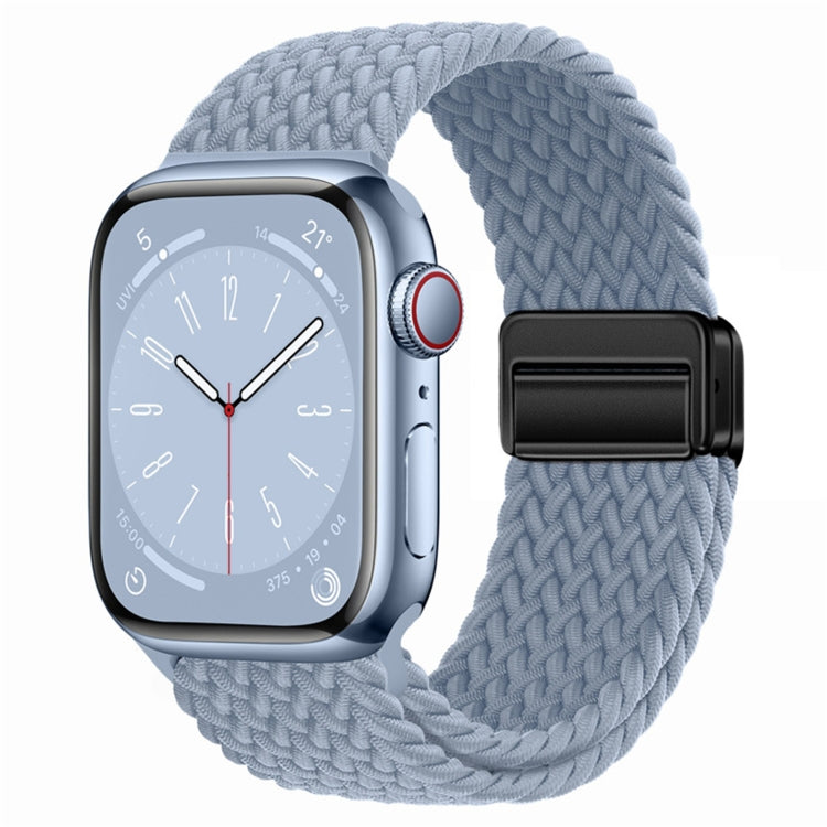 Nylon Woven Magnetic Fold Buckle Watch Band, For Apple Watch Series 6 44mm