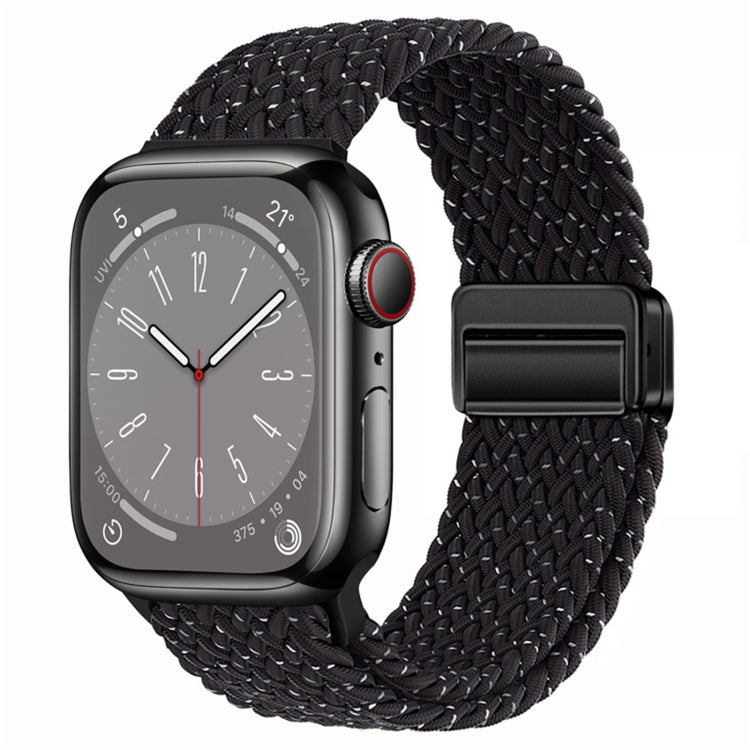 Nylon Woven Magnetic Fold Buckle Watch Band, For Apple Watch Series 5 44mm