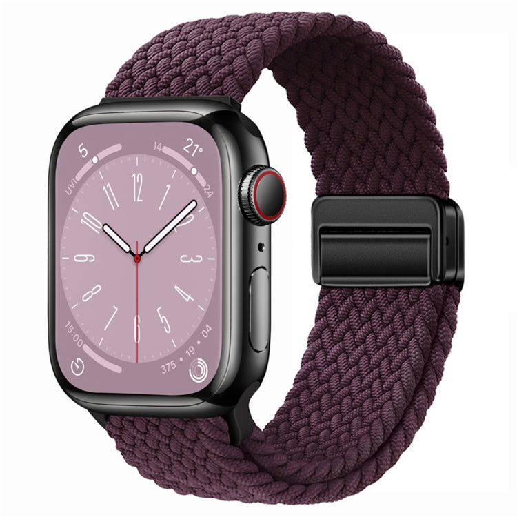Nylon Woven Magnetic Fold Buckle Watch Band, For Apple Watch Series 4 44mm
