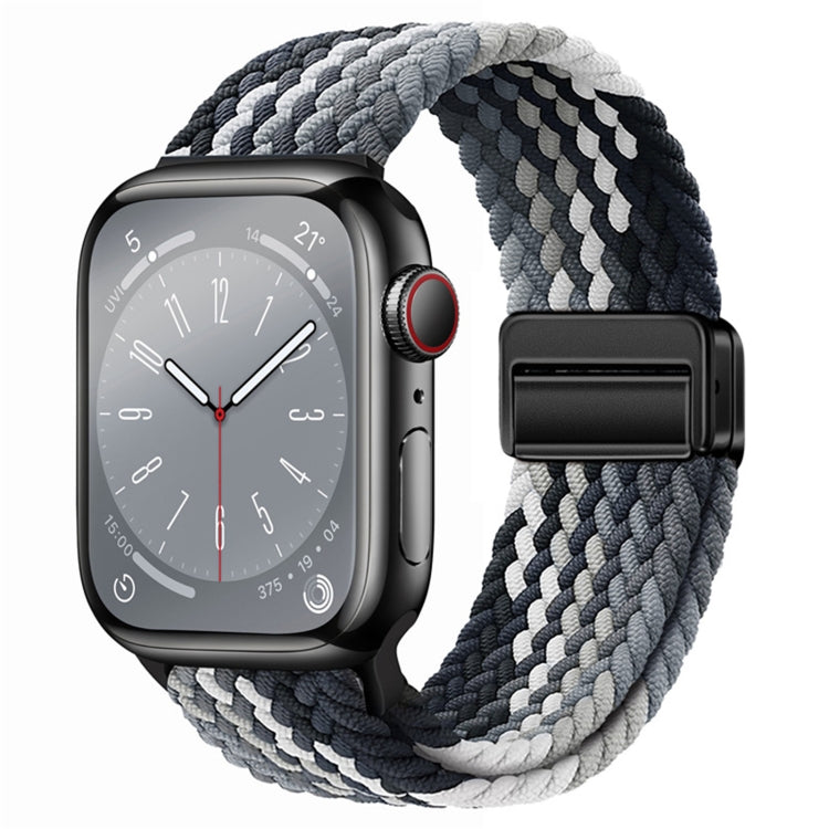 Nylon Woven Magnetic Fold Buckle Watch Band, For  Apple Watch Series 3 42mm
