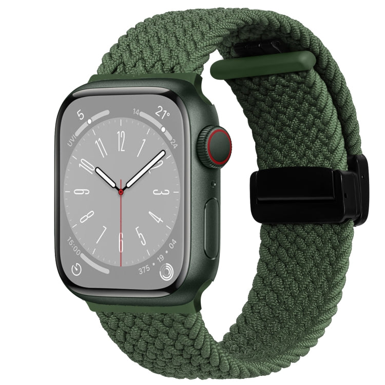 Nylon Woven Magnetic Fold Buckle Watch Band, For  Apple Watch Series 3 42mm