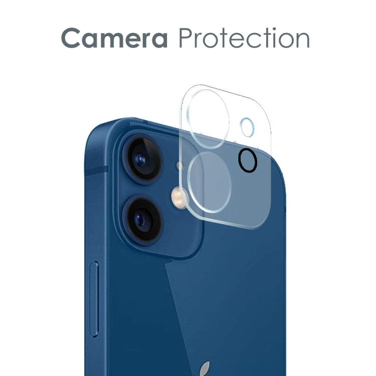 NORTHJO 3 in 1 TPU Phone Case with Screen Film and Lens Film, For iPhone 12 mini