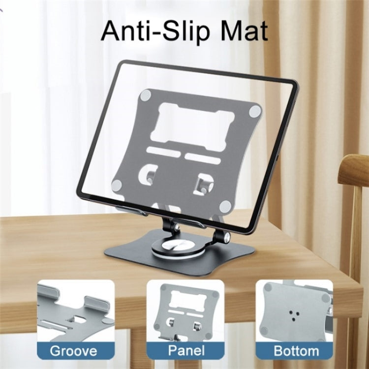 G68 360-Degree Rotating Foldable Phone Tablet Desktop Holder, G68 Black, G68 Grey, G68 Silver