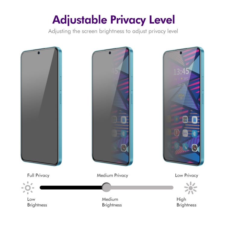 2pcs ENKAY Hat-Prince 28 Degree Anti-peeping Privacy Tempered Glass Film, For Xiaomi Poco X6 Pro, For Xiaomi Poco X6, For Xiaomi Poco C65, For Xiaomi 14, For Redmi 13C 4G Global, For Xiaomi Poco M6 Pro, For Redmi A7 Pro 4G / 5G 171mm                   ...