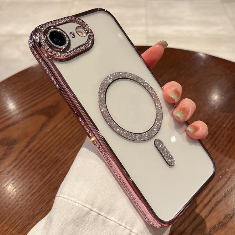 Diamond Plated MagSafe TPU Phone Case, For iPhone 16e, For iPhone 16 Pro Max, For iPhone 16 Pro, For iPhone 16 Plus