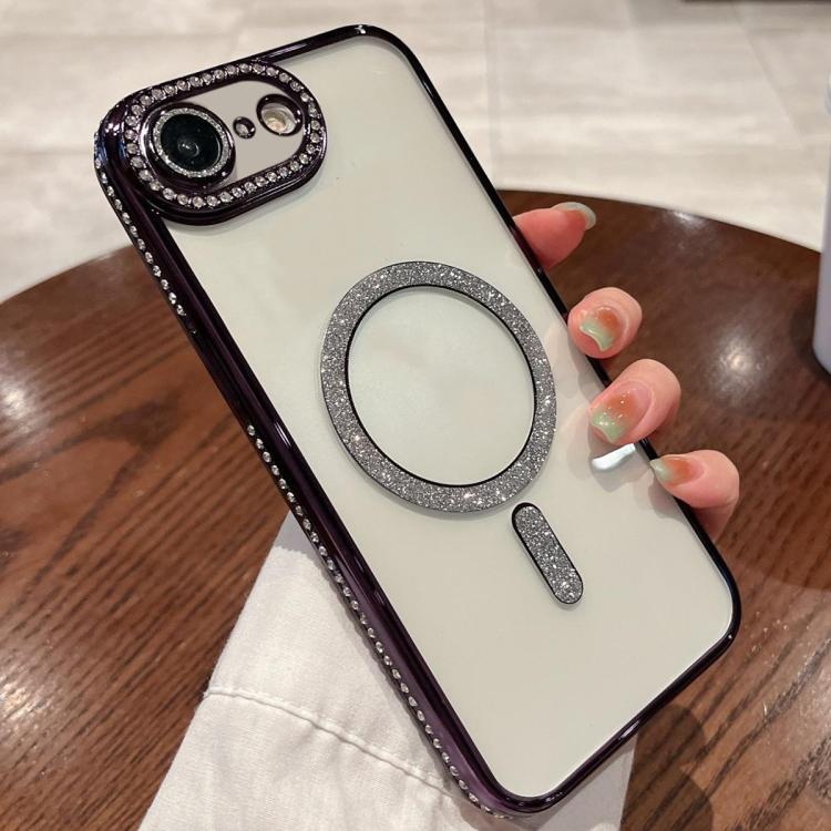 Diamond Plated MagSafe TPU Phone Case, For iPhone 16e, For iPhone 16 Pro Max, For iPhone 16 Pro, For iPhone 16 Plus