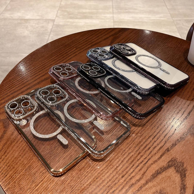 Diamond Plated MagSafe TPU Phone Case, For iPhone 16, For iPhone 15 Pro Max, For iPhone 15 Pro, For iPhone 15 Plus
