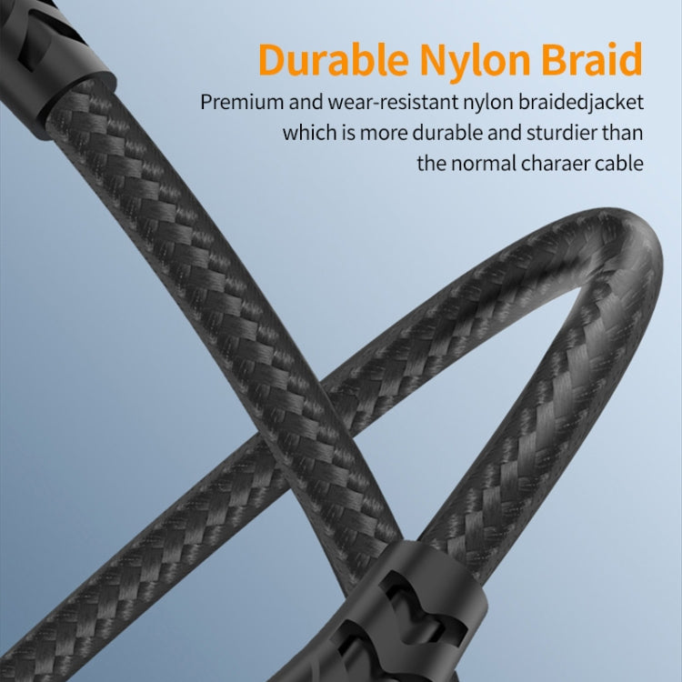 ENKAY PD100W 4-in-1 USB-A / Type-C to Type-C / 8 Pin Multifunction Fast Charging Cable with E-Marker, 1m, 2m