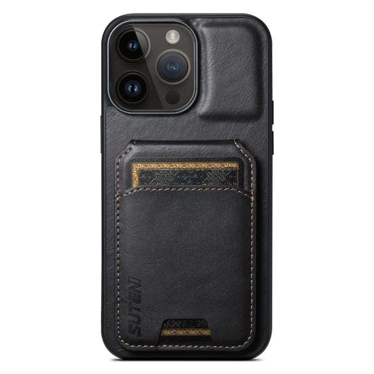Suteni H02 Leather Wallet Stand Back Phone Case, For iPhone 14 Pro Max, For iPhone 13 Pro Max, For iPhone 13 Pro, For iPhone 13, For iPhone 12 / 12 Pro, For iPhone 12 Pro Max, For iPhone 11 Pro Max, For iPhone 11