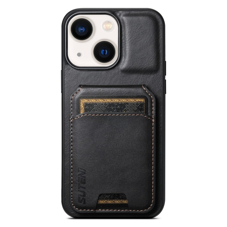 Suteni H02 Leather Wallet Stand Back Phone Case, For iPhone 14 Pro Max, For iPhone 13 Pro Max, For iPhone 13 Pro, For iPhone 13, For iPhone 12 / 12 Pro, For iPhone 12 Pro Max, For iPhone 11 Pro Max, For iPhone 11