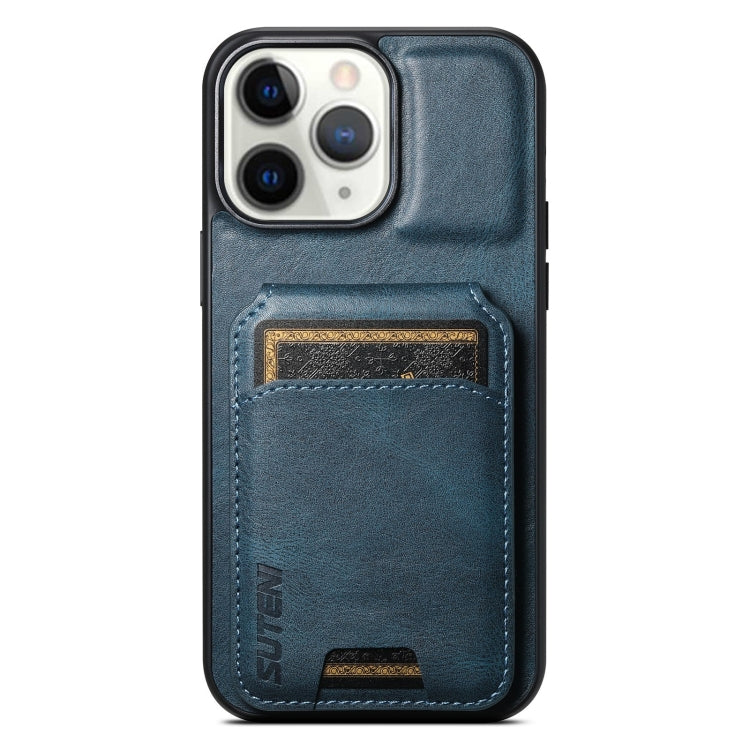 Suteni H02 Leather Wallet Stand Back Phone Case, For iPhone 11 Pro, For iPhone X / XS, For iPhone XR, For iPhone XS Max, For iPhone 17e / 16e, For iPhone 12 / 12 Pro