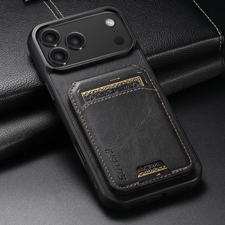 Suteni H02 Leather Wallet Stand Back Phone Case