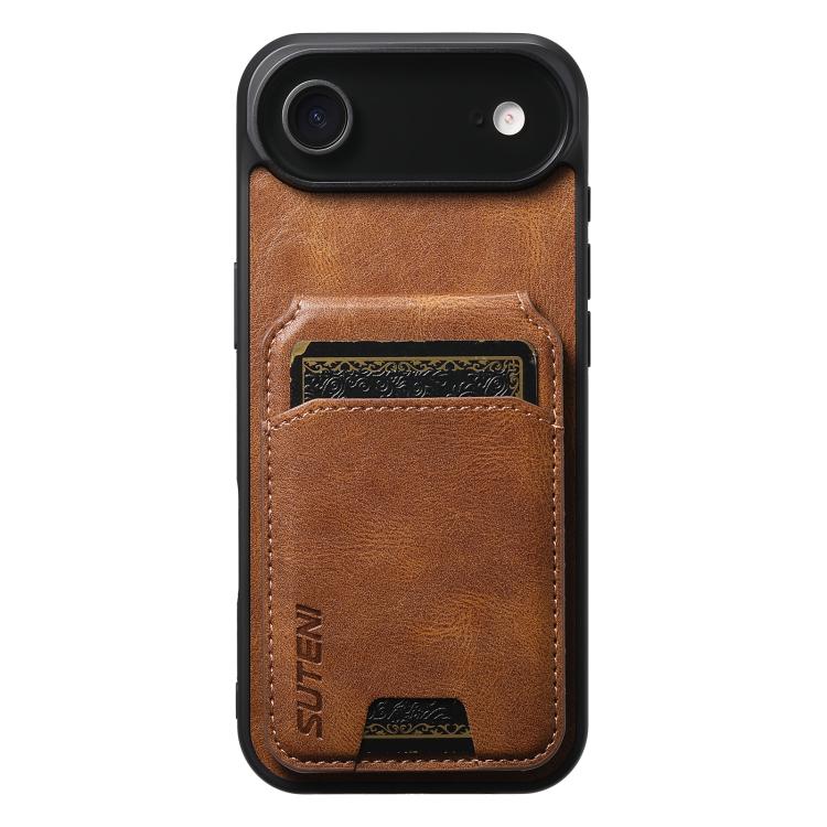 Suteni H02 Leather Wallet Stand Back Phone Case