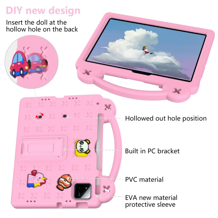 Handle Kickstand Children EVA Shockproof Tablet Case, For Xiaomi Pad 7 / 7 Pro 2024, For Xiaomi Redmi Pad SE 4G 8.7, For Xiaomi Redmi Pad SE 11 2023