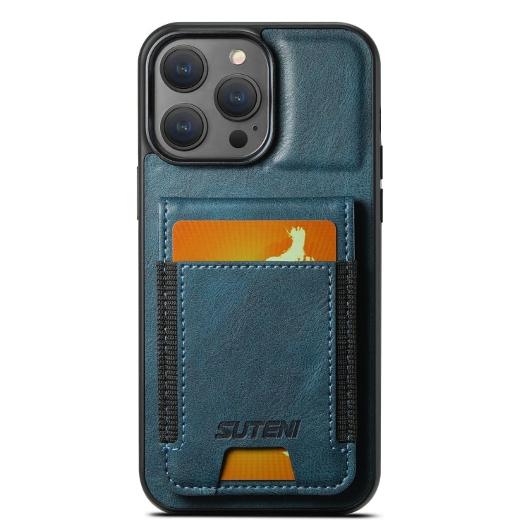 Suteni H03 Oil Wax Leather Wallet Stand Back Phone Case, For iPhone 16 Pro, For iPhone 16 Plus, For iPhone 16, For iPhone 15 Pro Max, For iPhone 15 Pro, For iPhone 15 Plus, For iPhone 15, For iPhone 14 Plus