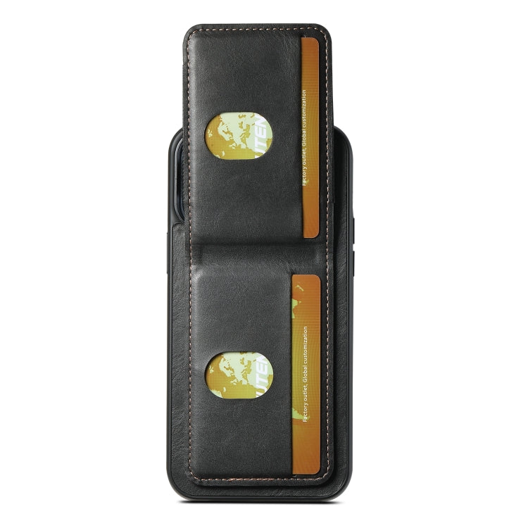 Suteni H03 Oil Wax Leather Wallet Stand Back Phone Case, For iPhone 14 Pro, For iPhone 14 Pro Max, For iPhone 13 Pro Max, For iPhone 13 Pro, For iPhone 13, For iPhone 12 Pro Max, For iPhone 11 Pro Max, For iPhone 11