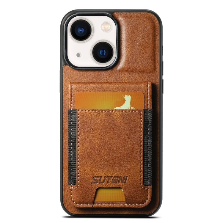 Suteni H03 Oil Wax Leather Wallet Stand Back Phone Case, For iPhone 14 Pro Max, For iPhone 13 Pro Max, For iPhone 13 Pro, For iPhone 13, For iPhone 12 / 12 Pro, For iPhone 12 Pro Max, For iPhone 11 Pro Max, For iPhone 11