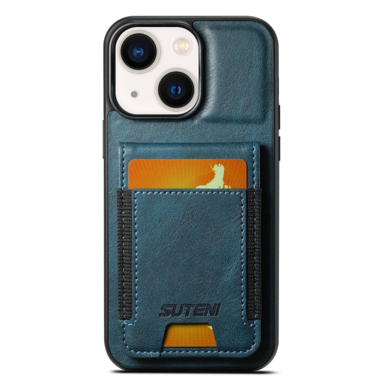 Suteni H03 Oil Wax Leather Wallet Stand Back Phone Case, For iPhone 14 Pro, For iPhone 14 Pro Max, For iPhone 13 Pro Max, For iPhone 13 Pro, For iPhone 13, For iPhone 12 Pro Max, For iPhone 11 Pro Max, For iPhone 11