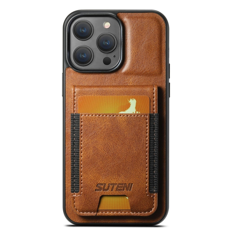 Suteni H03 Oil Wax Leather Wallet Stand Back Phone Case, For iPhone 14 Pro, For iPhone 14 Pro Max, For iPhone 13 Pro Max, For iPhone 13 Pro, For iPhone 13, For iPhone 12 Pro Max, For iPhone 11 Pro Max, For iPhone 11