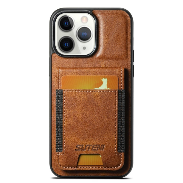 Suteni H03 Oil Wax Leather Wallet Stand Back Phone Case, For iPhone 14 Pro, For iPhone 14 Pro Max, For iPhone 13 Pro Max, For iPhone 13 Pro, For iPhone 13, For iPhone 12 Pro Max, For iPhone 11 Pro Max, For iPhone 11