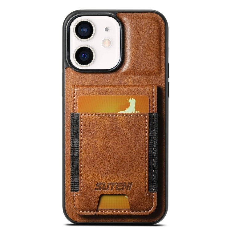 Suteni H03 Oil Wax Leather Wallet Stand Back Phone Case, For iPhone 14 Pro Max, For iPhone 13 Pro Max, For iPhone 13 Pro, For iPhone 13, For iPhone 12 / 12 Pro, For iPhone 12 Pro Max, For iPhone 11 Pro Max, For iPhone 11