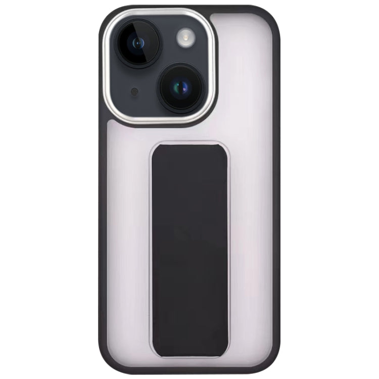 Skin-Feel Plating Wrist Strap Stand Phone Case, For iPhone 14 Plus, For iPhone 13 Pro, For iPhone 13