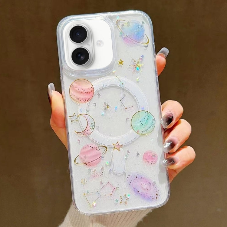Cosmic Star MagSafe TPU Phone Case, For iPhone 16 Pro Max, For iPhone 16 Pro, For iPhone 16 Plus, For iPhone 16, For iPhone 15 Pro Max, For iPhone 15 Pro, For iPhone 15 Plus, For iPhone 15, For iPhone 14 Plus, For iPhone 14, For iPhone 14 Pro          ...