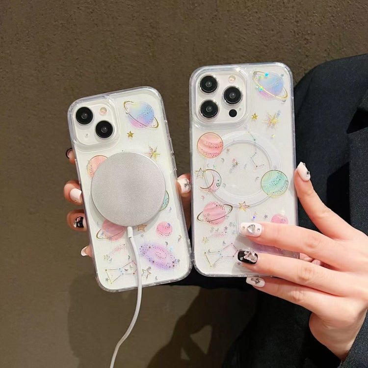 Cosmic Star MagSafe TPU Phone Case, For iPhone 16 Pro Max, For iPhone 16 Pro, For iPhone 16 Plus, For iPhone 16, For iPhone 15 Pro Max, For iPhone 15 Pro, For iPhone 15 Plus, For iPhone 15, For iPhone 14 Plus, For iPhone 14, For iPhone 14 Pro����������...