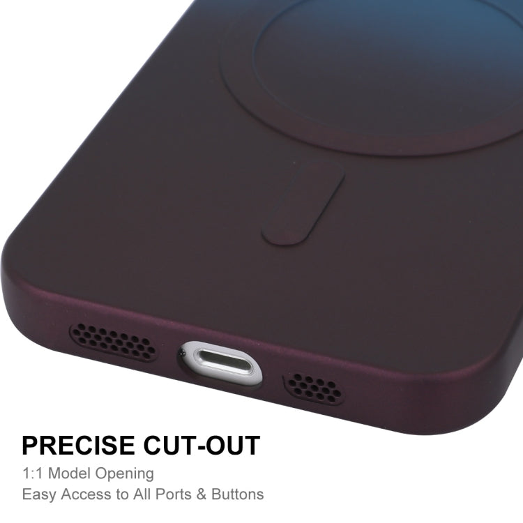 ENKAY Hat-Prince MagSafe Rainbow Gradient Silicone Phone Case with Lens Film, For iPhone 16 Pro Max, For iPhone 16 Pro, For iPhone 16 Plus, For iPhone 16