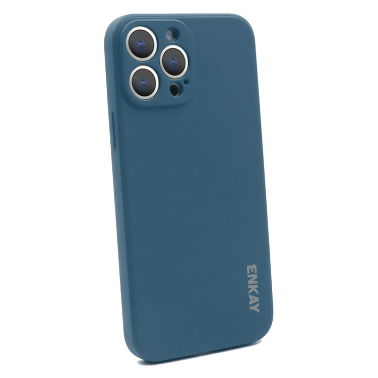 ENKAY Liquid Silicone Soft Shockproof Phone Case, For iPhone 15 Pro Max, For iPhone 15 Pro, For iPhone 15 Plus, For iPhone 15