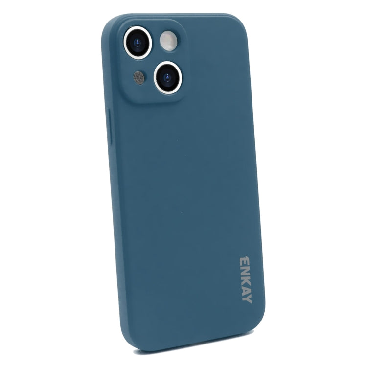 ENKAY Liquid Silicone Soft Shockproof Phone Case, For iPhone 15 Pro Max, For iPhone 15 Pro, For iPhone 15 Plus, For iPhone 15