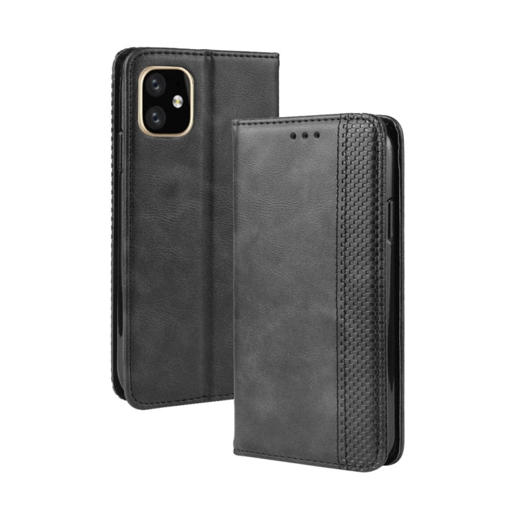 Magnetic Buckle Retro Crazy Horse Texture Horizontal Flip Leather Case for Apple iPhone XI 2019 5.8, with Holder & Card Slots & Photo Frame, For iPhone 11 Pro
