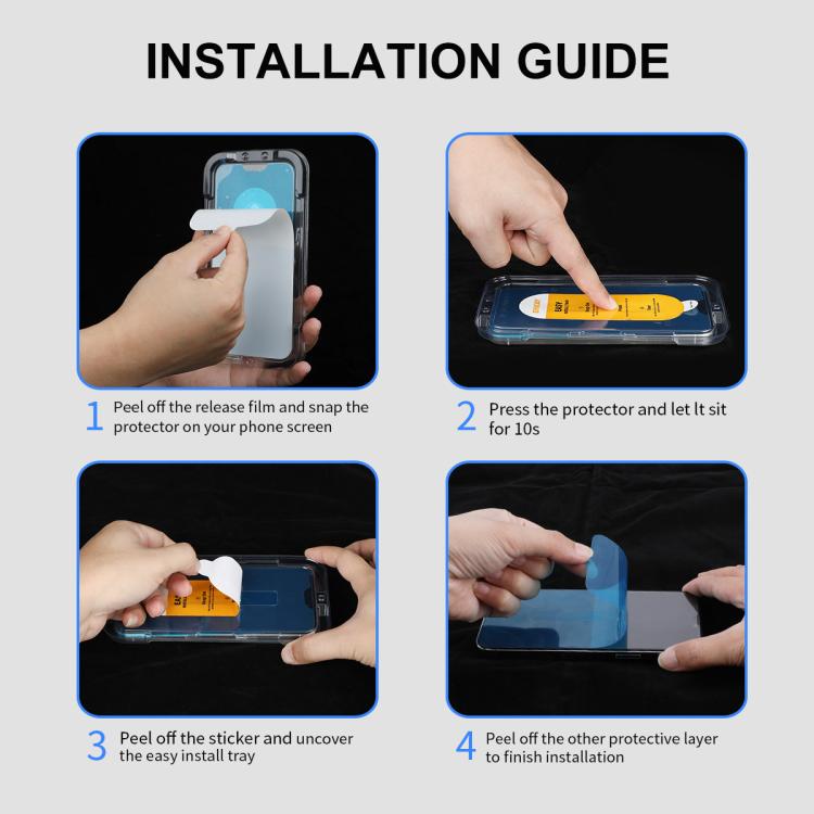 ENKAY Easy Install High Alumina Silicon Full Glass Film, For iPhone Duo Outer Screen, For iPhone 18 Pro, For iPhone 18 Pro Max, For iPhone 17 Pro Max, For iPhone 17 Pro, For iPhone 17, For iPhone Air, For iPhone 16 Pro Max, For iPhone 16 Pro           ...