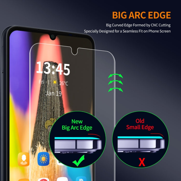 10pcs ENKAY 9H Big Arc Edge High Aluminum-silicon Tempered Glass Film, For Xiaomi Redmi A3x 4G, For Xiaomi Redmi Note 13R 5G, For Xiaomi Poco F6, For Xiaomi Poco F6 Pro, For Xiaomi Poco X6 Neo, For Xiaomi Redmi A3, For Xiaomi Poco M6 5G                ...