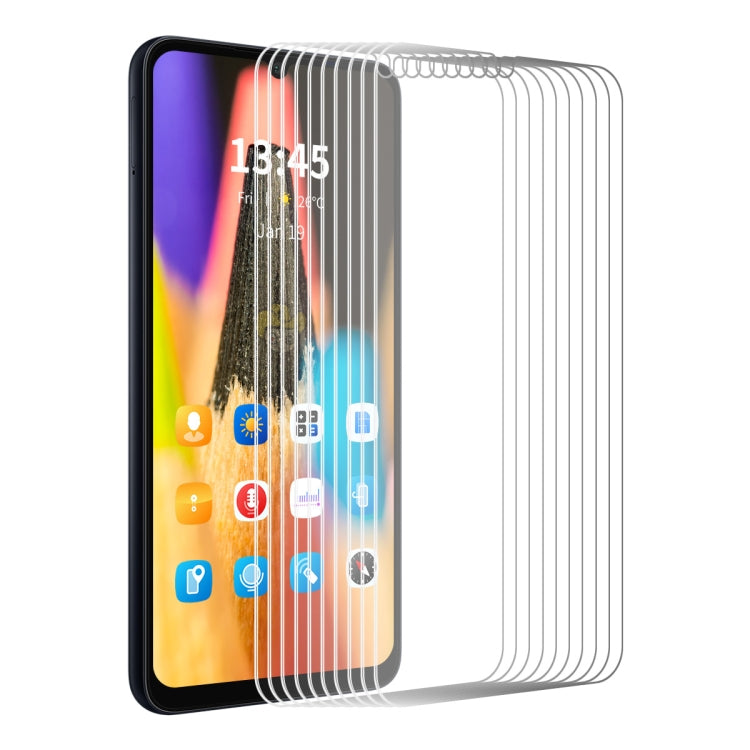 10pcs ENKAY 9H Big Arc Edge High Aluminum-silicon Tempered Glass Film, For Xiaomi Poco X6 Pro, For Xiaomi Poco X6, For Xiaomi Redmi 12 5G Global, For Xiaomi Poco C51 4G, For Xiaomi Poco C50 / Redmi A1+ / A2+