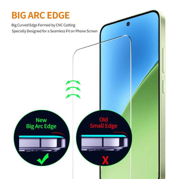 10pcs ENKAY 9H Big Arc Edge High Aluminum-silicon Tempered Glass Film, For Redmi Note 17 4G / 5G Global 169.7mm, For Xiaomi Poco M8 Power 5G, For Redmi K100 Pro Max / Poco F9 Ultra 5G, For Xiaomi Poco F9 Pro, For Redmi 17 4G / 5G Global 170mm          ...