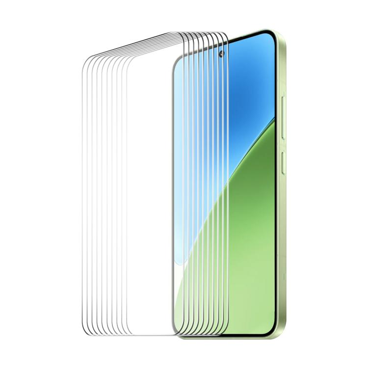 10pcs ENKAY 9H Big Arc Edge High Aluminum-silicon Tempered Glass Film, For Redmi Note 17 Pro Max Global 163.4mm, For Redmi Note 17 4G / 5G Global 169.7mm, For Redmi 17C 5G, For Xiaomi Poco M8 Power 5G, For Redmi K100 Pro Max / Poco F9 Ultra 5G         ...