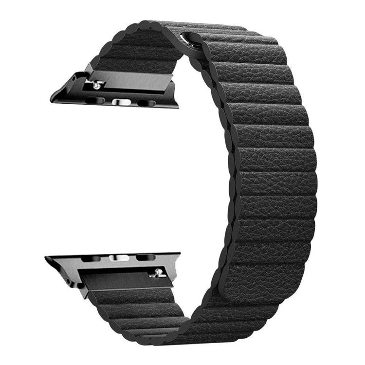 Universal Leather Magnetic Band For Apple iWatch1 2 3 4  38mm/40mm, black, blue, red, white, brown