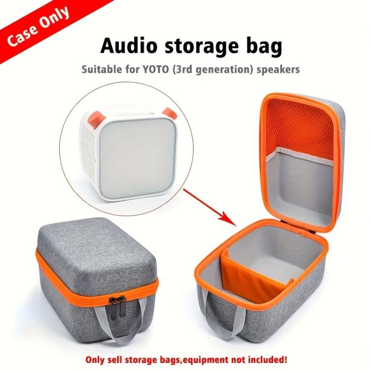 For Yoto PlayerKids 3rd Gen Screen-free Children Speaker EVA Storage Bag Outdoor Travel Waterproof Shockproof Box, For Yoto PlayerKids 3rd Gen