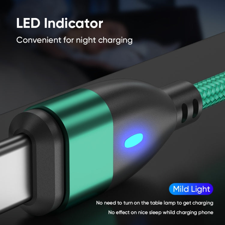 ENKAY 3 in 1 PD100W Type-C to Type-C / 8 Pin / Micro USB Magnetic Fast Charging Cable, 1m, 1.8m