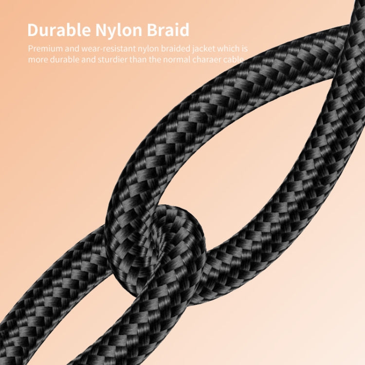 ENKAY 6-in-1 5A USB + Type-C to Type-C / 8 Pin / Micro USB Multifunction Fast Charging Cable, Length:1.2m, ENK-CB166