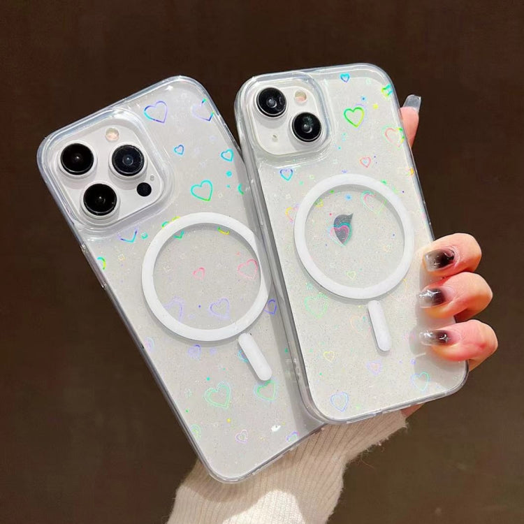 Laser Love MagSafe TPU Phone Case, For iPhone 15 Pro Max, For iPhone 15 Pro, For iPhone 15 Plus, For iPhone 15, For iPhone 14 Plus, For iPhone 14, For iPhone 14 Pro, For iPhone 14 Pro Max, For iPhone 13 Pro Max, For iPhone 13 Pro, For iPhone 13��������...