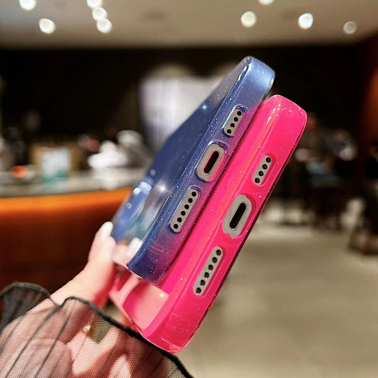 Jelly Glitter Solid Color TPU Phone Case, For iPhone 16 Plus, For iPhone 16