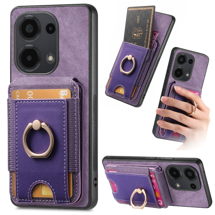Retro Splitable Magnetic Stand Card Bag Leather Phone Case, Series 4