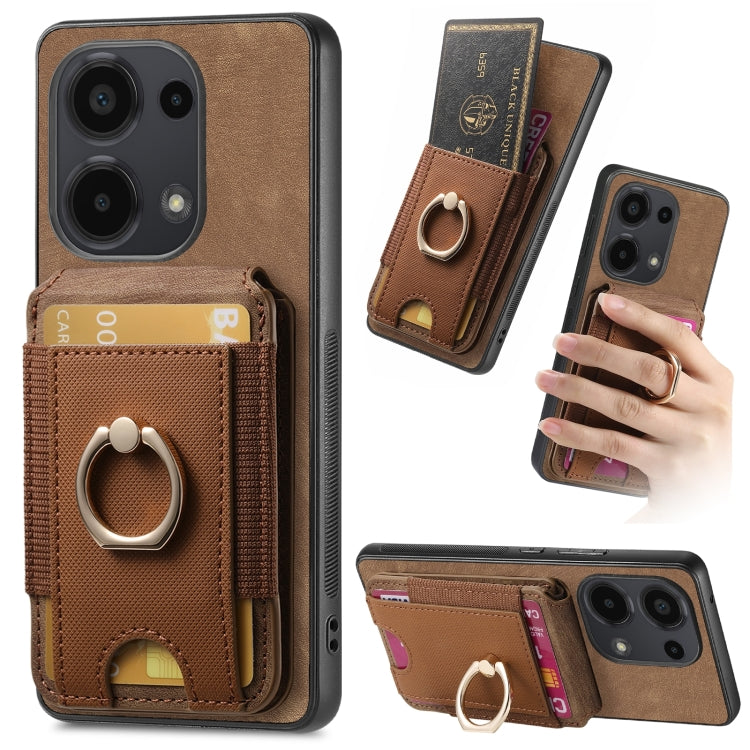 Retro Splitable Magnetic Stand Card Bag Leather Phone Case, Series 4
